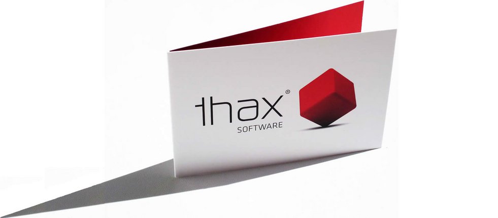 Abbildung einer Thax-Visitenkarte