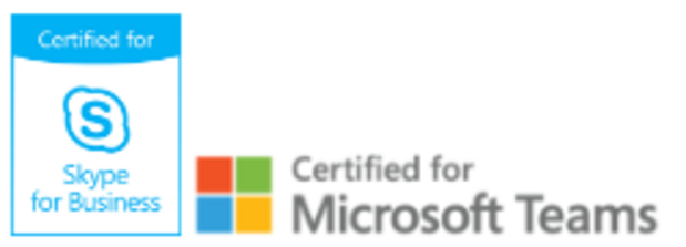 Certified for MS Teams und Skype Business