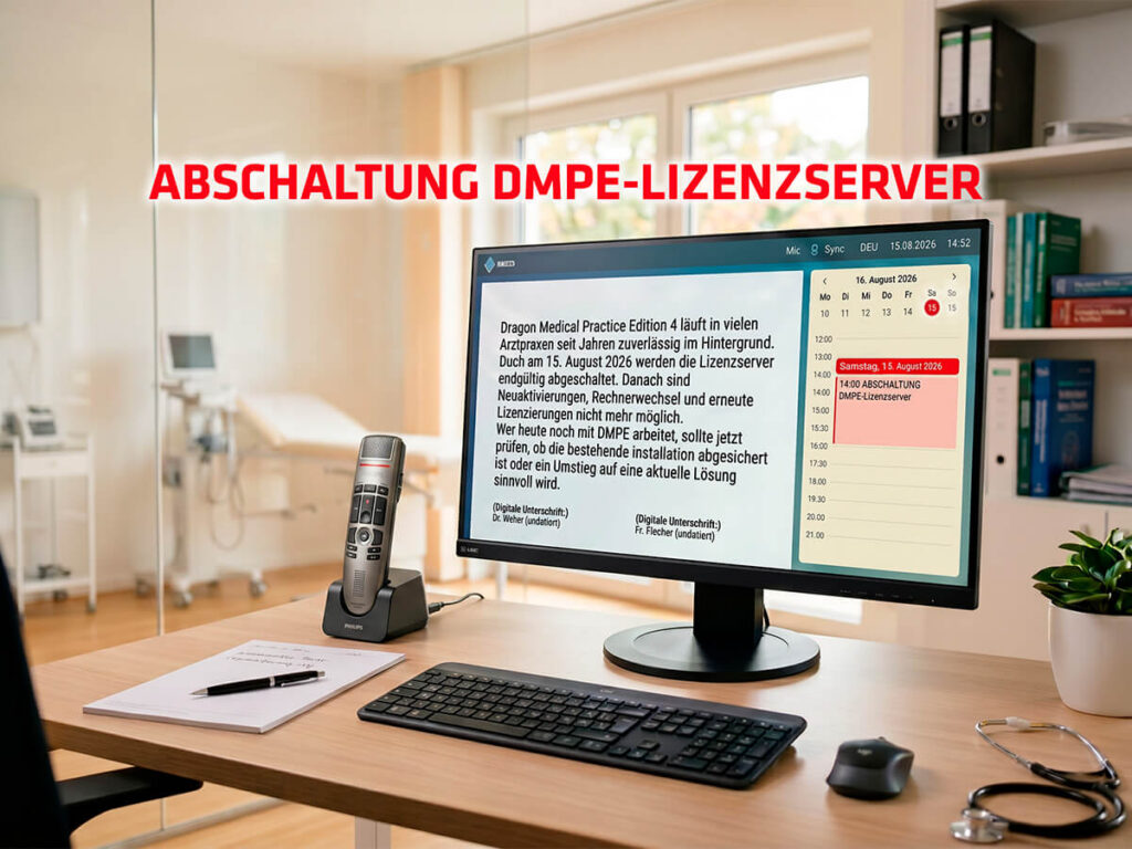 Abschaltung DMPE-Lizenzserver 15.8.26