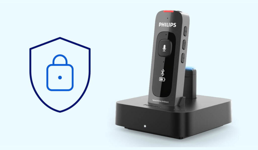 PHILIPS SpeechMike Ambient PSM5000 Sicherheit