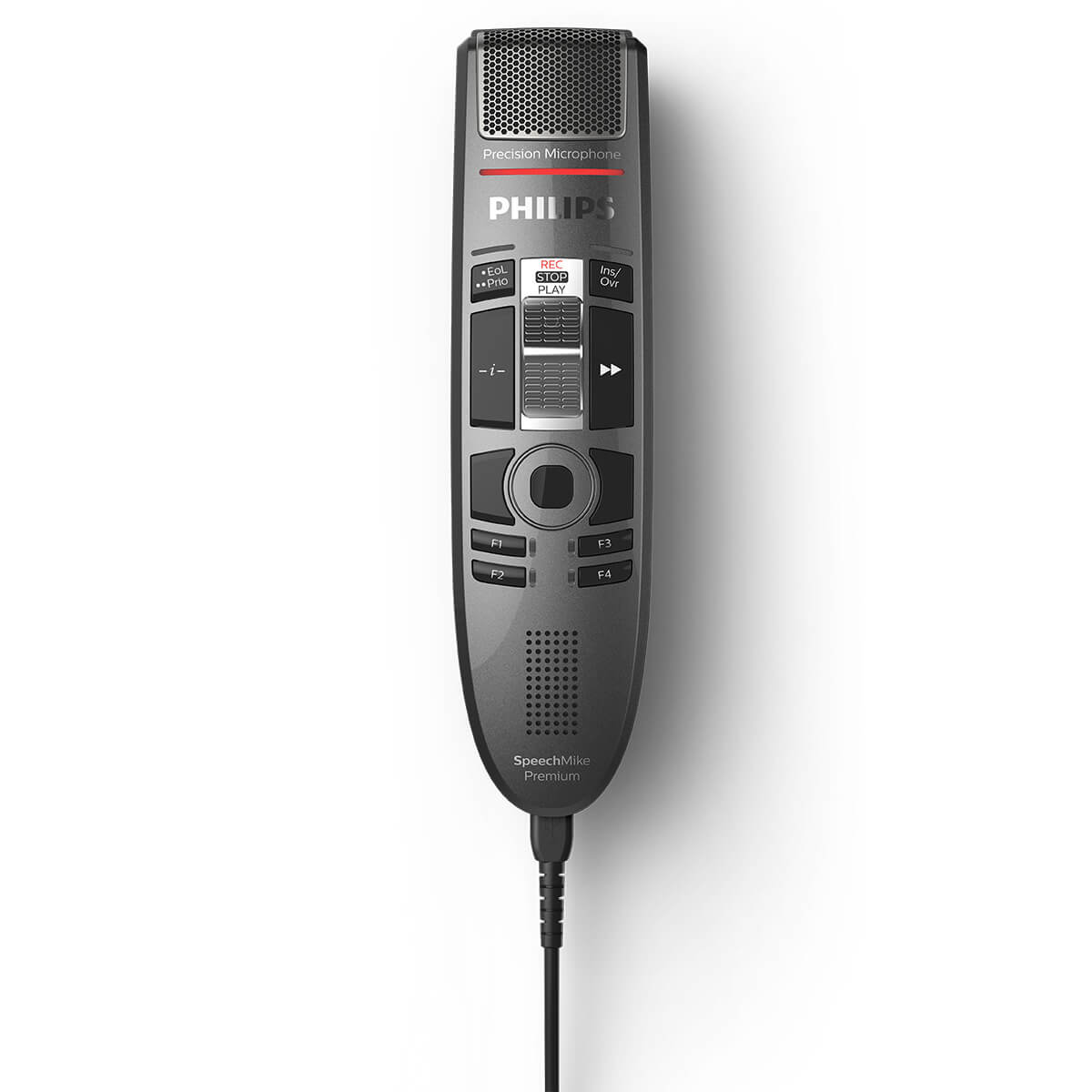 Philips Speechmike Premium Touch SMP 3710 Hero frontal - Thax Software - Experte für Diktieren