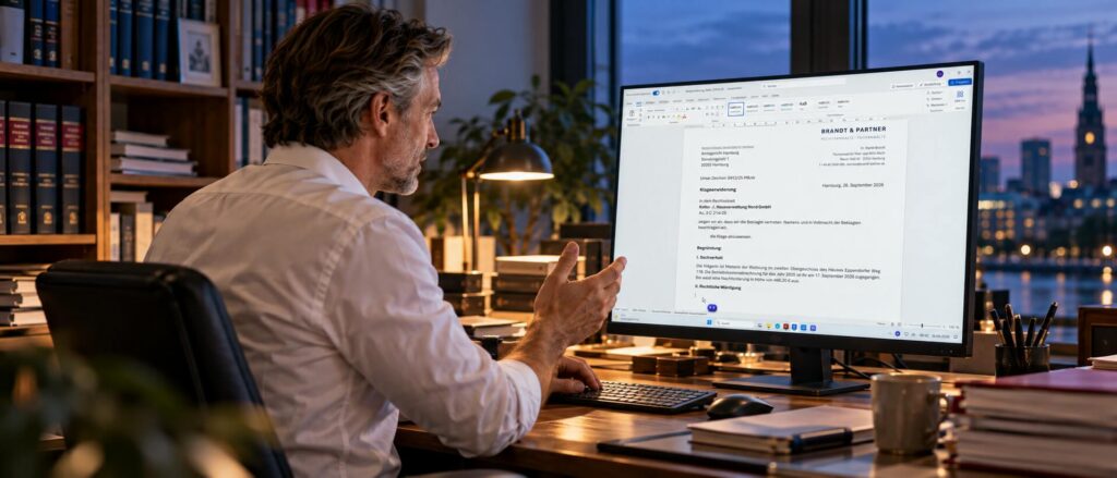 Ambivio Voice Legal - Sie sprechen. Der Schriftsatz steht.