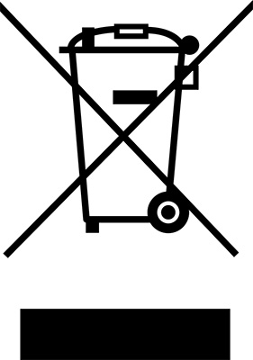 durchgestrichene tonne