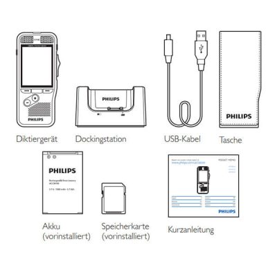 Lieferumfang DPM 8000 Serie - Thax Software: Experte für Diktieren